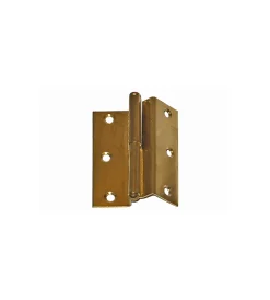 Clearance Cerniere curve con collo alto - 40 x 35 mm. dx - nichelato - 2 pz. Ferramenta Per Mobili E Infissi