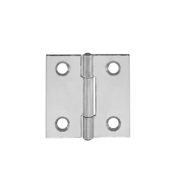 Serratura E Sicurezza- Cerniere piane strette inox 60 x 35 mm. - 2 pz.