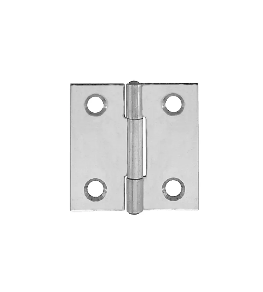 Serratura E Sicurezza- Cerniere piane strette inox 60 x 35 mm. - 2 pz.