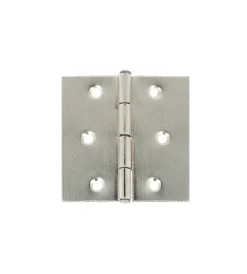 Best Cerniere quadre - 40 x 40 mm. - nichelato - 2 pz. Ferramenta Per Mobili E Infissi
