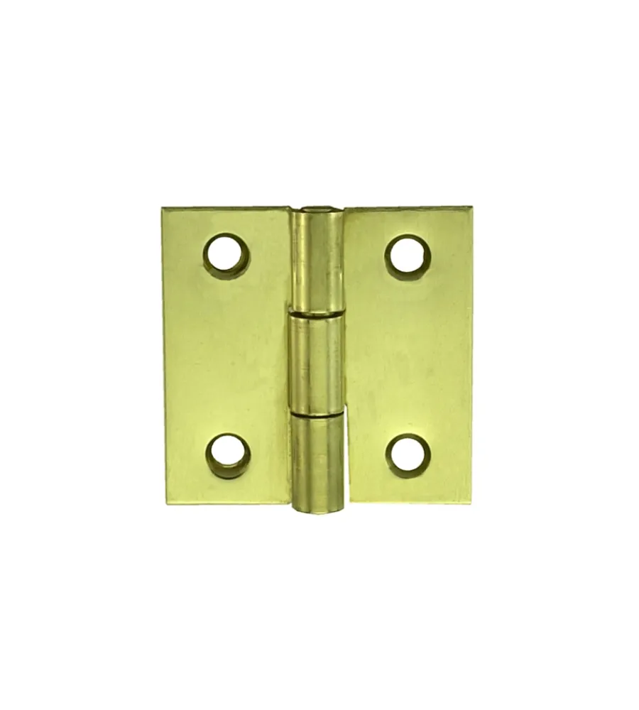 Serratura E Sicurezza- Cerniere quadre 50 x 50 mm. - zincate giallo - 1 pz.
