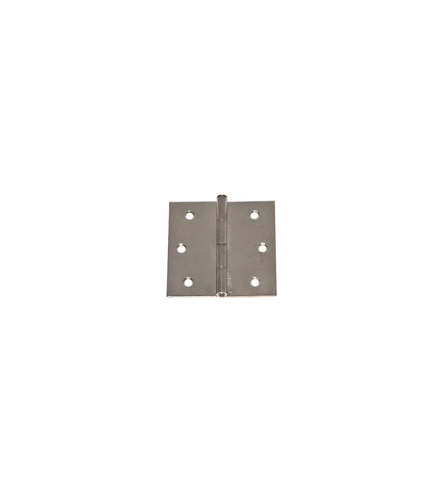 Serratura E Sicurezza- Cerniere quadre 30 x 30 mm. - zincate - 4 pz.