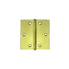 Sale Cerniere quadre ottone 60 x 60 mm. - 2 pz. Serratura E Sicurezza