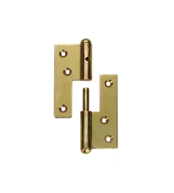 Serratura E Sicurezza|Cerniere sfilabili sinistra 160 mm. - zincate giallo - 1 pz.