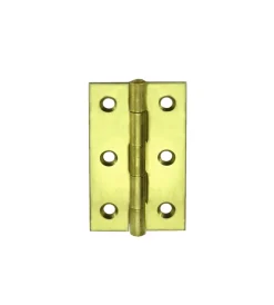 Serratura E Sicurezza- Cerniere strette 22 x 30 mm. - zincate giallo - 2 pz.