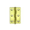 Serratura E Sicurezza- Cerniere strette 26 x 40 mm. - zincate giallo - 1 pz.