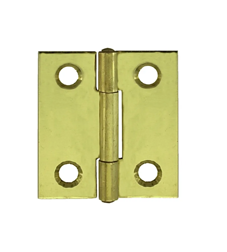 Serratura E Sicurezza- Cerniere strette ottone 22 x 30 mm. - 2 pz.