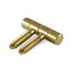 Cerniere tornite "anuba" - ø 14 - ottonato - 2 pz. Ferramenta Per Mobili E Infissi