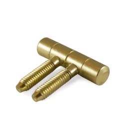 Cerniere tornite "anuba" - ø 14 - ottonato - 2 pz. Ferramenta Per Mobili E Infissi