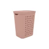 Accessori Bagno- Cesta portabiancheria "jona" colore rosa da 55 litri