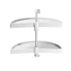 Outlet Cestello girevole mezza luna bianco, per moduli 80 cm Accessori Cucina