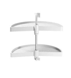 Outlet Cestello girevole mezza luna bianco, per moduli 80 cm Accessori Cucina