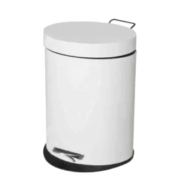New Cestino bagno bianco, 5 litri Accessori Bagno