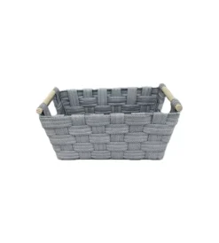 Accessori Bagno-Easy System Cestino in tnt "piccolo" grigio 37,5x23,5x16,5 cm