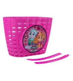 Bici|Cestino portaoggetti "paw patrol girl" rosa