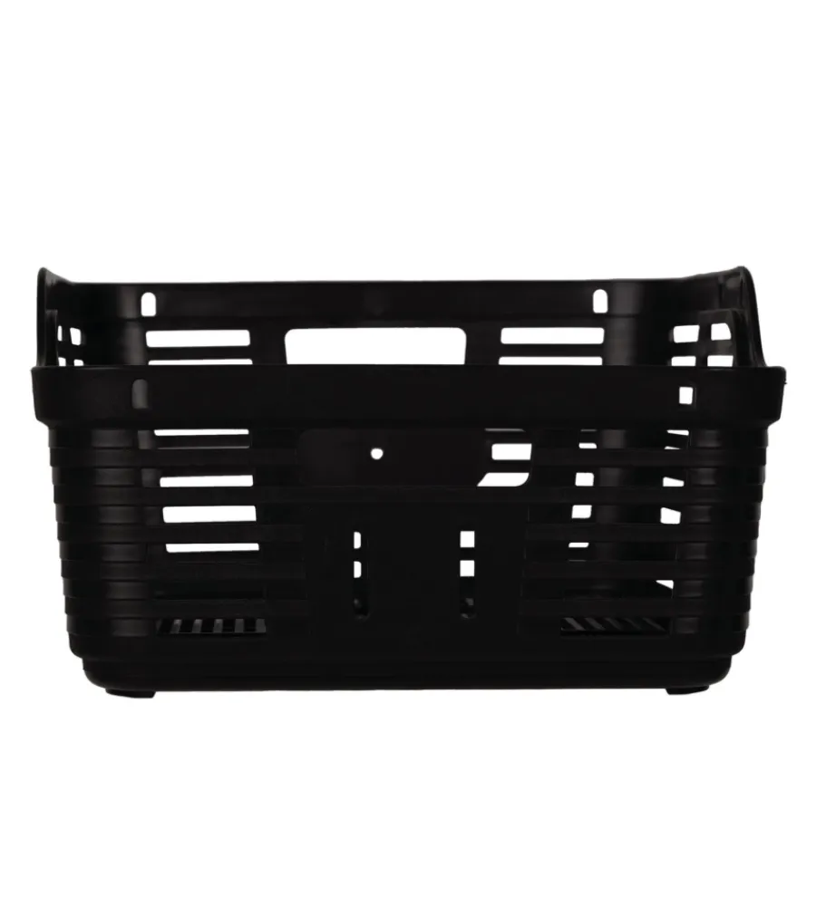 Bici- Cestino posteriore per bicicletta bellelli "zigzag" nero, 38x33x19 cm