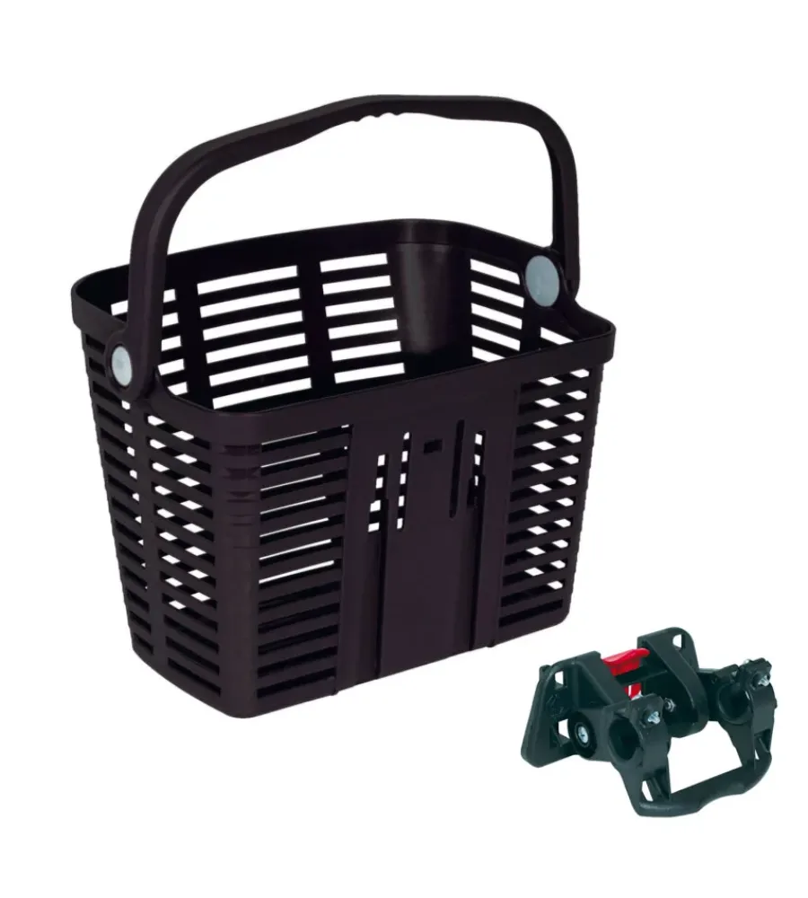 Bici- Cestino xl nero "plaza" - bellelli