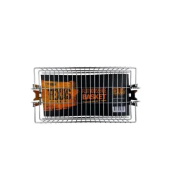 Kamado Bono Barbecue|Cesto piatto girarrosto per barbecue "grande/limited" 40x20x6 cm
