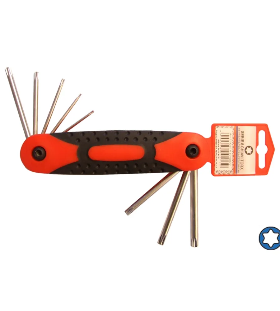 Chiavi- Chiavi torx coltello 8 pz.