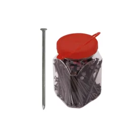 Sistemi Di Fissaggio|Chiodi testa piana lucida in secchiello 2,5 x 55 - 1 kg.