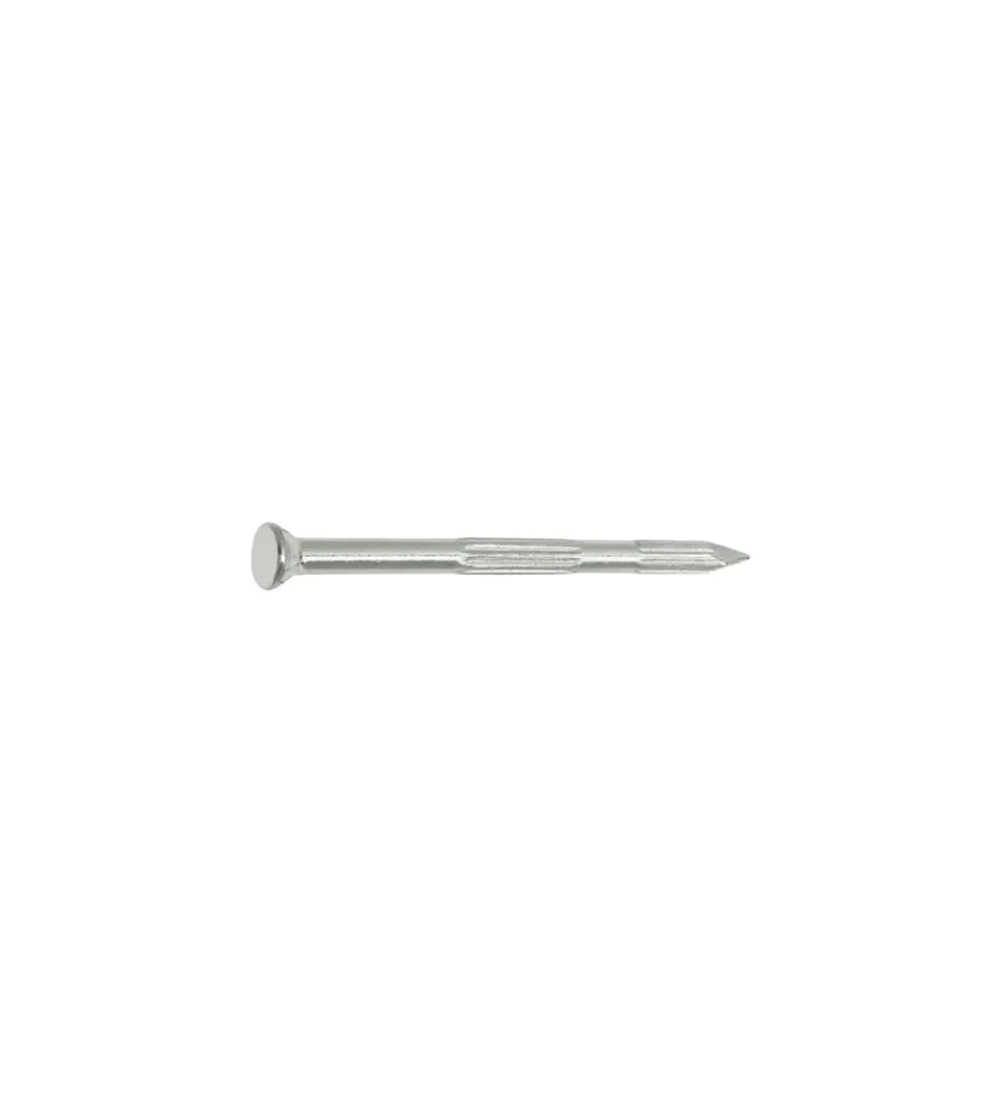 Sistemi Di Fissaggio- Chiodi zigrinati in acciaio zincato 2,7 x 50 - 30 pz.