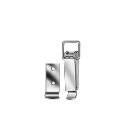 Serratura E Sicurezza|Chiusura a leva inox con riscontro orizzontale 74 x 30 mm. - 1 pz.