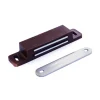 Ferramenta Per Mobili E Infissi|Chiusura magnetica da applicare - forza 12 kg. - marrone - 2 pz.