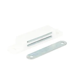 Ferramenta Per Mobili E Infissi|Chiusure magnetiche bianche da applicare forza 12 kg. 2 pz.
