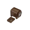 Hot Chiusure magnetiche con basetta - forza 6 kg. - marrone - 2 pz. Ferramenta Per Mobili E Infissi