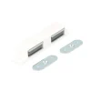 Hot Chiusure magnetiche da applicare - per ante doppie - forza 12 kg. - bianco - 2 pz. Ferramenta Per Mobili E Infissi