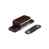 Ferramenta Per Mobili E Infissi- Chiusure magnetiche da applicare - forza 4 kg. - marrone - 2 pz.