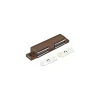 Best Chiusure magnetiche da applicare - per ante doppie - forza 12 kg. - marrone - 2 pz. Ferramenta Per Mobili E Infissi
