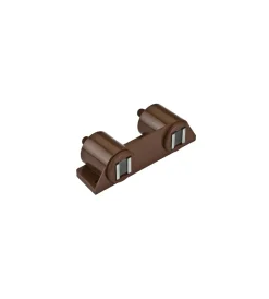 Ferramenta Per Mobili E Infissi- Chiusure magnetiche doppie - marrone - 1 pz.