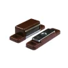 Ferramenta Per Mobili E Infissi|Chiusure magnetiche marroni da applicare con piastra oscillante forza 5 kg. 2 pz.