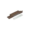 Ferramenta Per Mobili E Infissi- Chiusure magnetiche marroni da incasso o da applicare forza 12 kg. 2 pz.