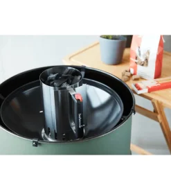 Barbecook Barbecue|Ciminiera di accensione per carbone e carbonella in acciaio inox, diametro 16,5 cm