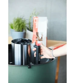 Barbecook Barbecue|Ciminiera di accensione per carbone e carbonella in acciaio inox, diametro 16,5 cm