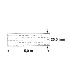 Sistemi Di Fissaggio- Cinghia di ancoraggio 700 kg. con tenditore e cinghia con gancio 25 mm. x 5 mt.