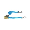 Sistemi Di Fissaggio|Cinghia di ancoraggio 500 kg. con tenditore e cinghia con gancio a uncino 25 mm. x 4 mt. set 4 pz.