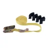Sistemi Di Fissaggio- Cinghia di ancoraggio 245 kg. 25 mm. x 5 mt. con tenditore e 4 para bordi ricurvi