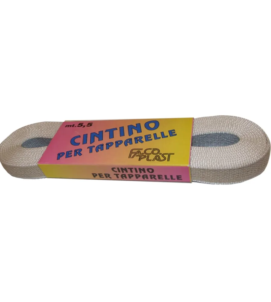 Ferramenta Per Mobili E Infissi- Cintino grigio/beige 5,5 mt.
