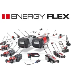 Outlet Cintura porta batteria bba 40 con adattatore energyflex Tagliaerba