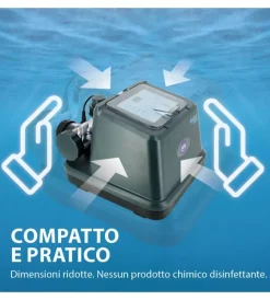 Piscine|Clorinatore salino per elettrolisi gre per piscina da 50 m³ 10 gr/h