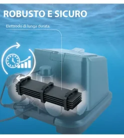 Piscine|Clorinatore salino per elettrolisi gre per piscina da 50 m³ 10 gr/h