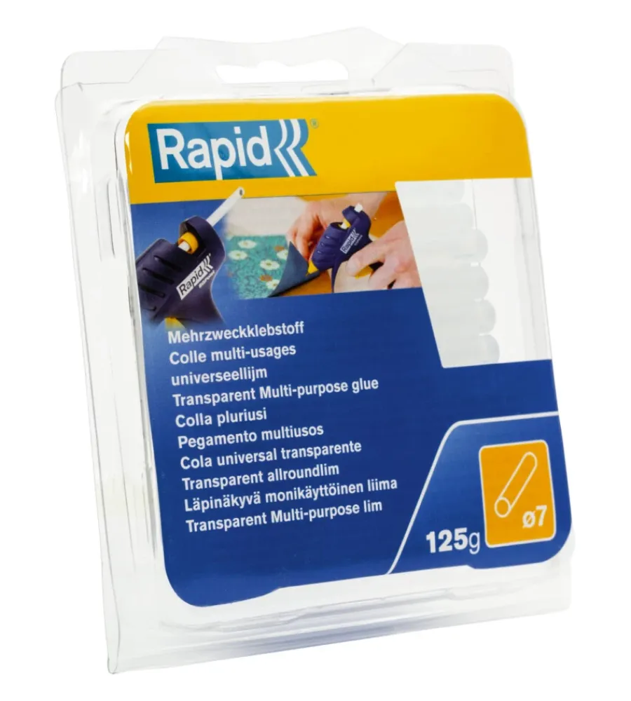 Colla E Accessori Per Pistola- Colla diametro 7 trasparente blister 125 gr.