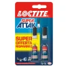 New Colla liquida trasparente "loctite super attak", 2+2 gr Colle