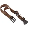 Clearance Collare per cani marrone in nylon, lunghezza da 30 a 44 cm - Guinzagli E Pettorine