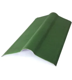 Onduline Accessori Per Lastre E Rotoli|Colmo verde intense per - 100 x 50 cm.