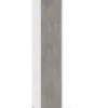 Clearance Colonna 1 anta cemento e ossido bianco, 39x182x41 cm Mobili Multiuso