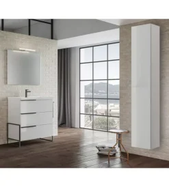 Mobiletti Multiuso- Colonna pensile "febe" per bagno 30x22x160 cm